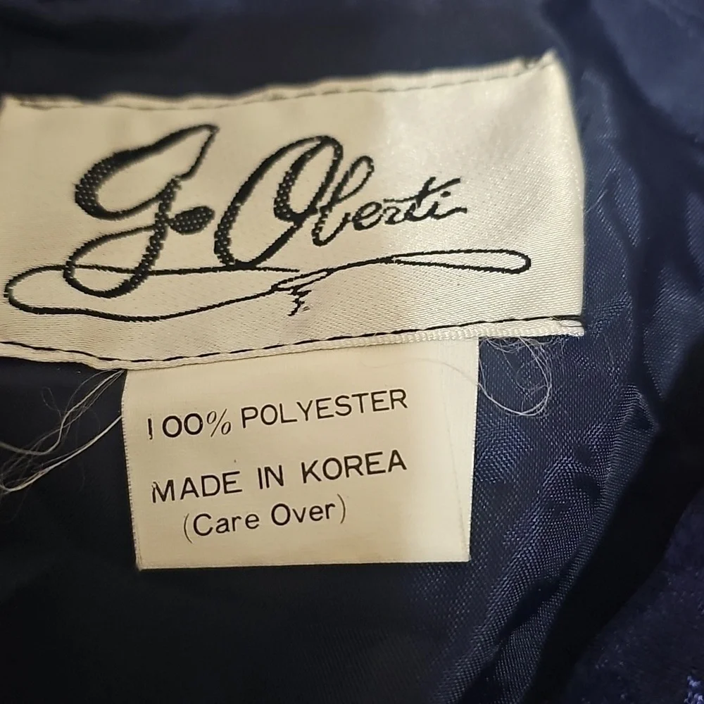 Vintage G. Oberti Silky Bomber Jacket, Size XL - Picture 9 of 11